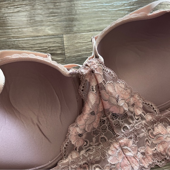 NWT Adore Me Lidia Push Up Bra 36DD Beige Blush Pink - Picture 5 of 10